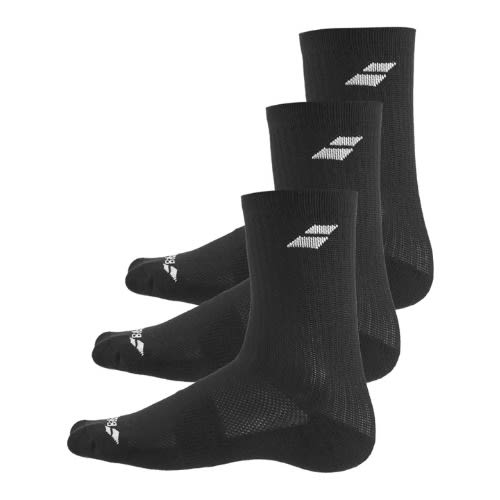 3 Pairs Pack Crew Sock - Black