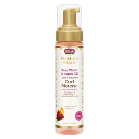 Moisture Rose Water & Argan Oil Curl Mousse - 8.5 Oz.
