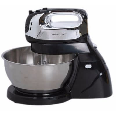 Hand Mixer with Rotating Bowl