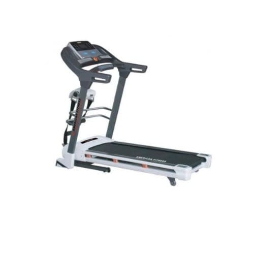 American Fitness 3hp Treadmill With Massager, Twister And Dumbbells