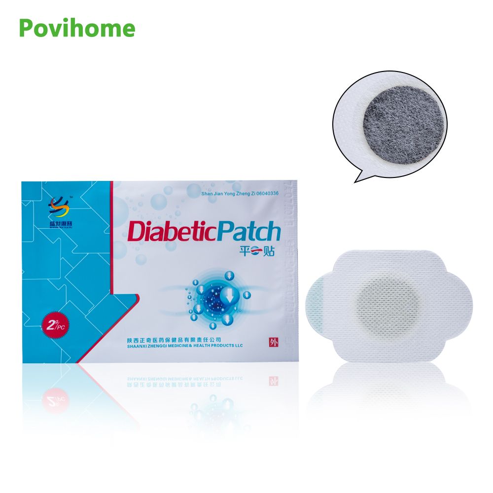 Reduce Blood Natural Glucose Diabetes 15bags Diabetic Blood Patch Plaster Plaster D0868 Treatment Lower Herbs High Sugar