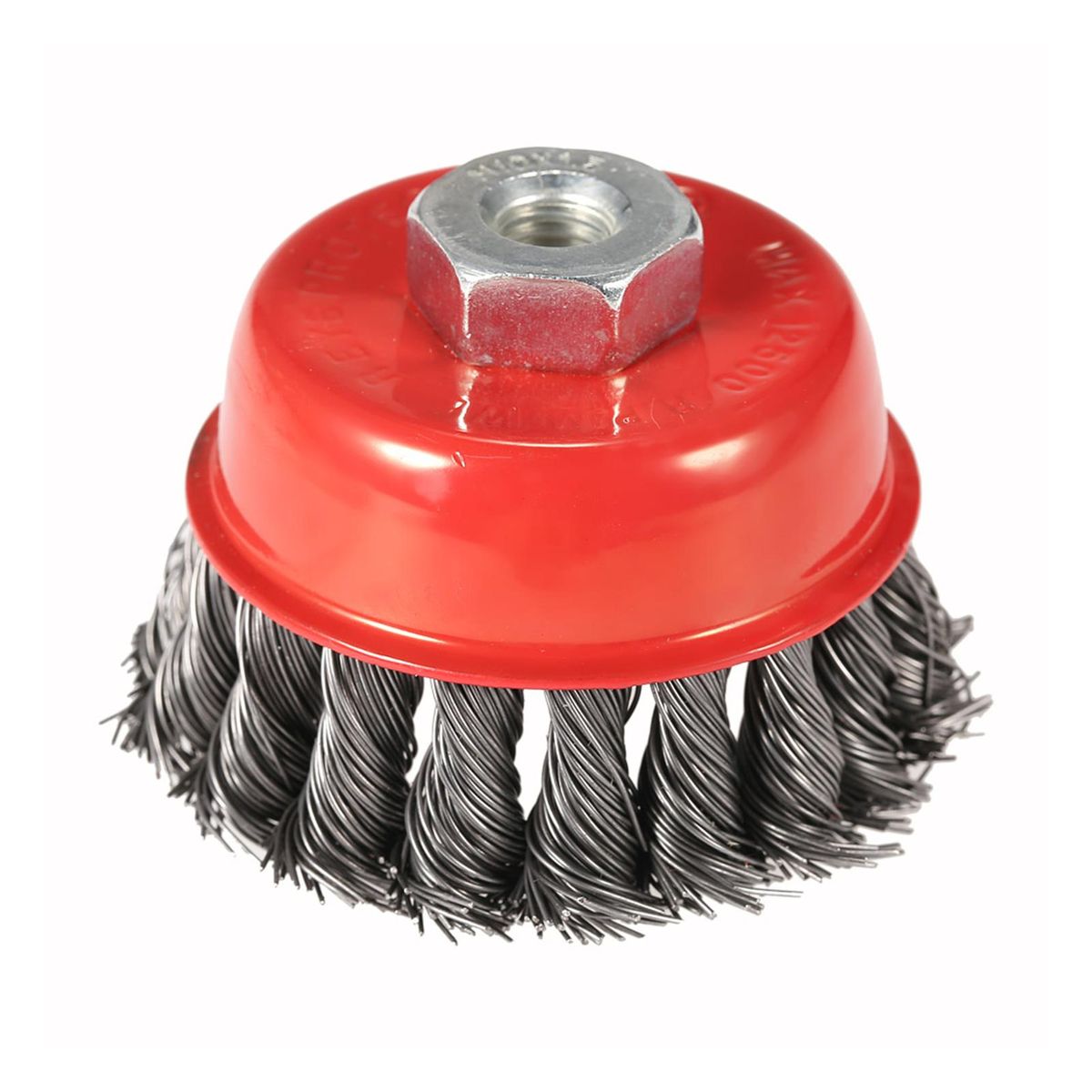 75mm 3" Steel Wire Wheel Knotted Cup Brush Rotary Steel Wire Brush Crimp Cup Wheel For Angle Grinder