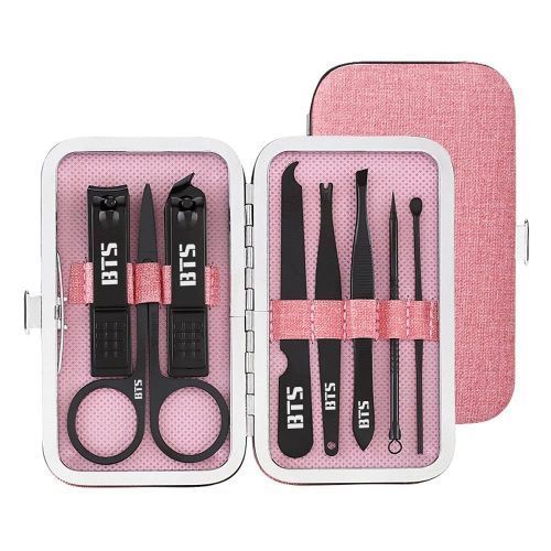 Kpop BTS Merchandise 8 In 1 Professiona Manicure Set For