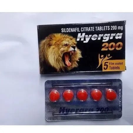 Hyergra Long Lasting Erection - 200mg -  3 Packs In 1 - For Men