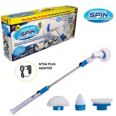 Hurricane Spin Scrubber Cleaning Mop Brush