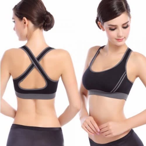 Women's Shockproof Padded Sport Wear - Black