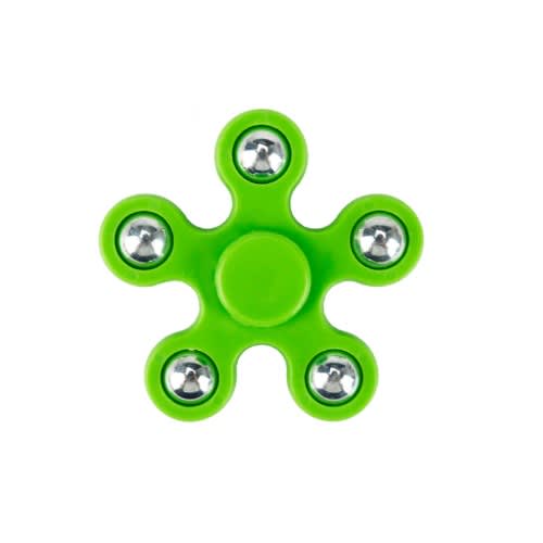 Five Beads Hand Spinners Fidget Toys - Green