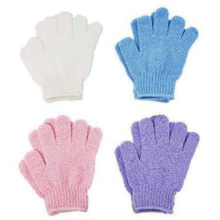 Hand Gloves Sponge - 8" - set Of 4 (pink, White, Blue And Purple)