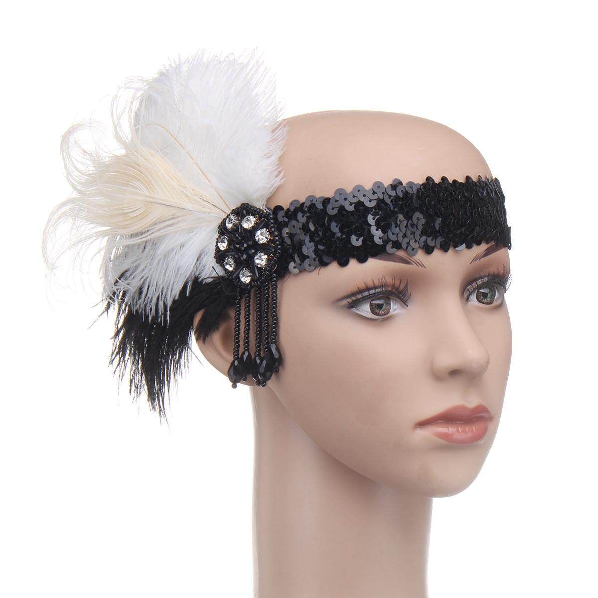 Elegant Feather Headwear Fascinator Hair Clip Party Wedding Bridal Birdcage Gift