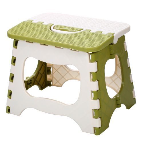 Portable Plastic Folding Step Stool Chair Small Bench