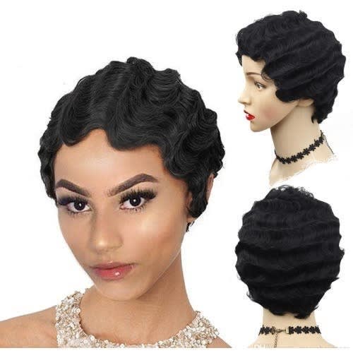 Short Curly Wig Cap