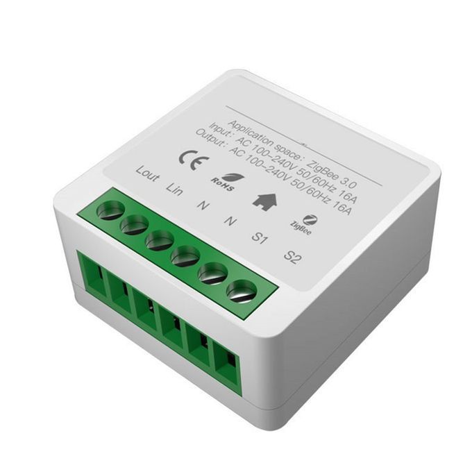 Ontrol WIFI Smart Home Swit H Relay Voi E A  Remote  Ontrol Smart Swit H-white-4 * 4 * 2 Cm