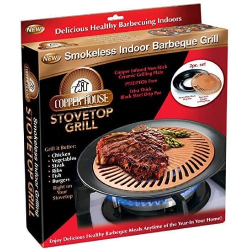 Smokeless Indoor Stove-top Barbecue Grill