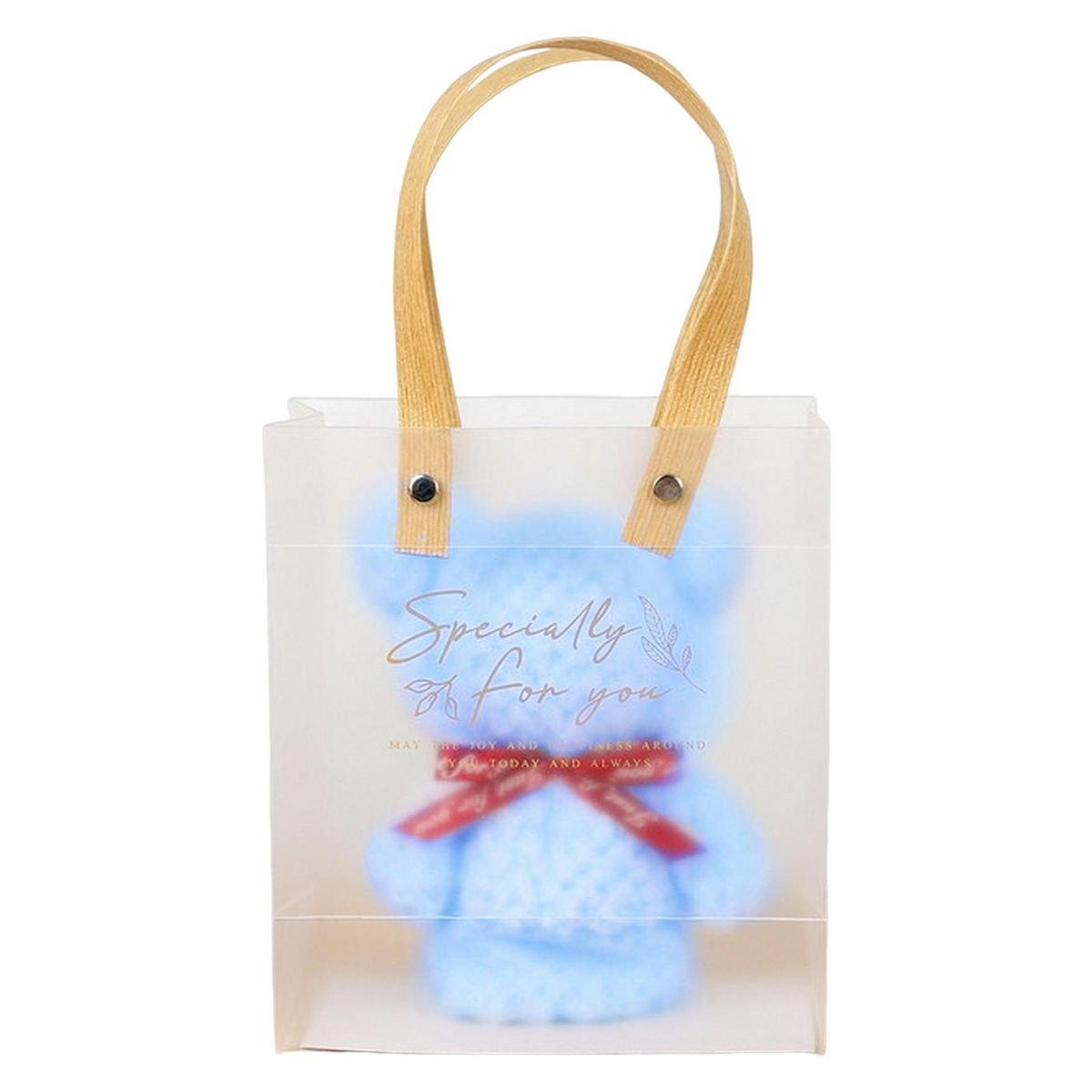 1 Set Bear Towel Bath Towel Promotional Gift Blue