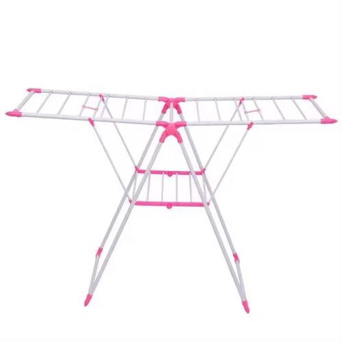 Foldaway Clothes Dryer Rack - Pink