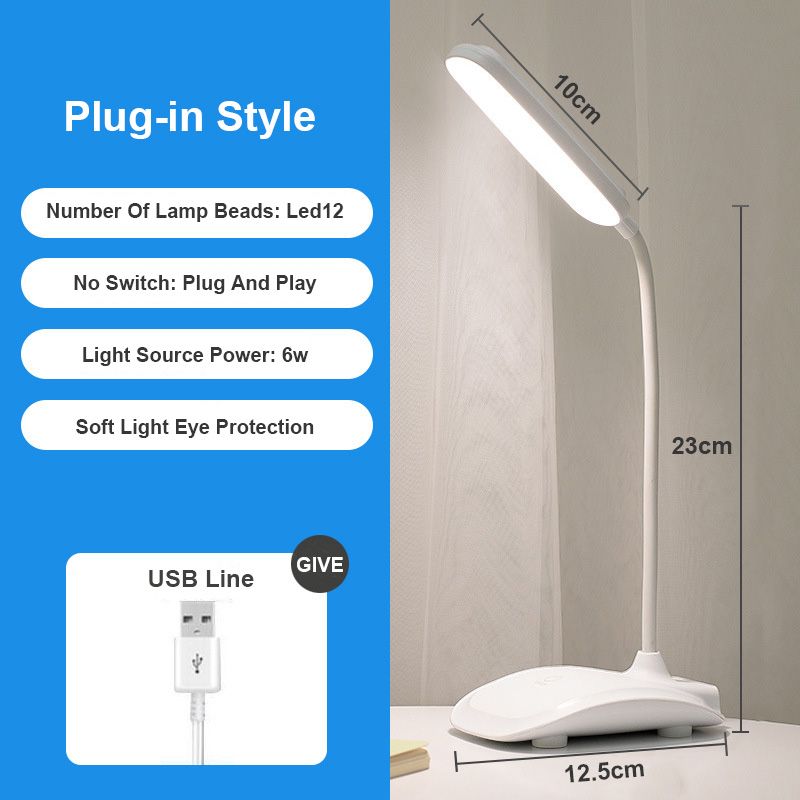 USB Student Small Desk Lamp Writing Lamps Led Studio Night