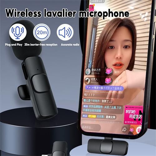 Suitable for Type-c port Android mobile phone wireless lavalier microphone k8