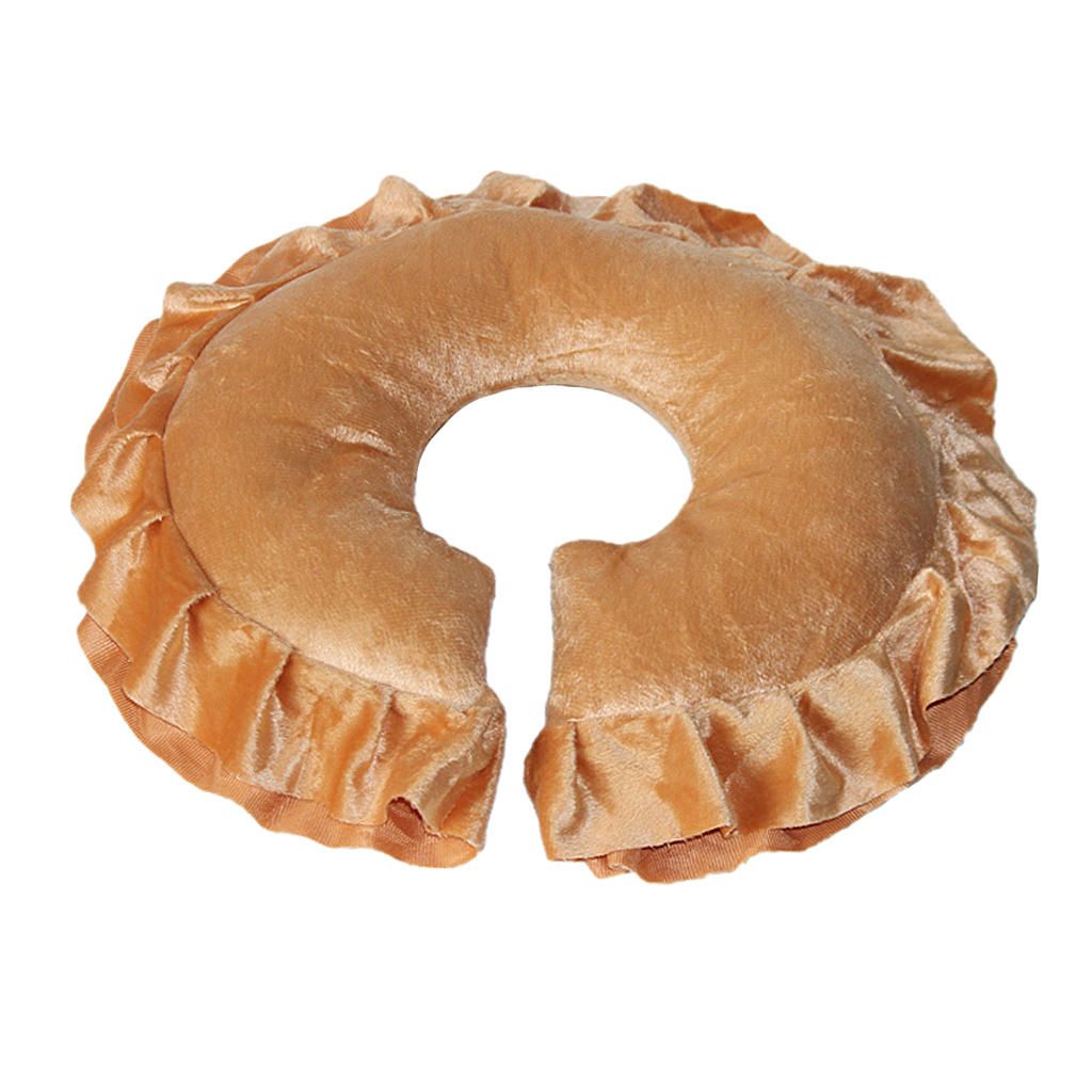 U Shaped  Table Bed Face Down Rest Cradle Pillow Neck Head Rose