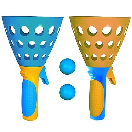 Click & Catch Ball Game -2 Players-Yellow And Blue