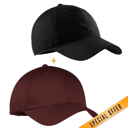 2-in-1 Unisex Baseball Cap - Black & Brown