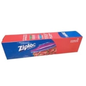 Ziploc Storage Double Gallon 20 Bags -30.5cm X 38.5cm