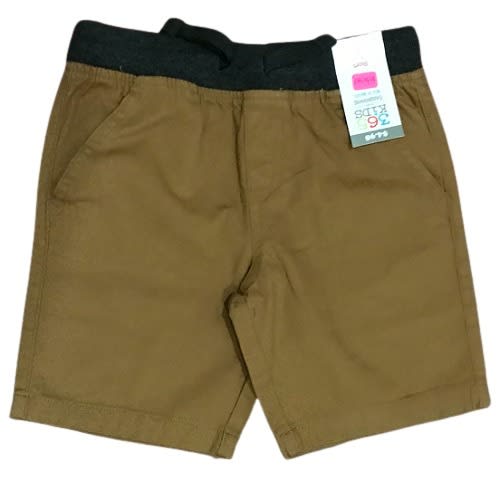 365 Kids Boys Knitted Waistband Pullover Shorts &ndash; Brown