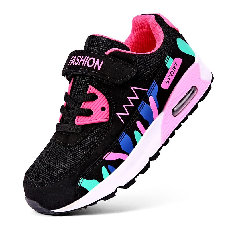 Girls Sneakers Kids Girl Walking Shoes-Red