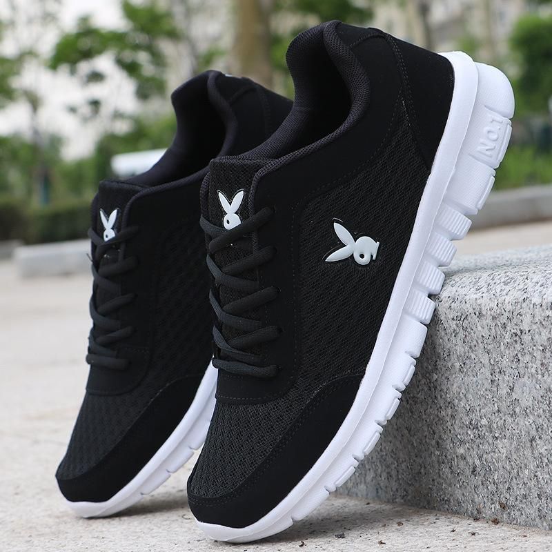 Summer mesh shoes large men's shoes breathable sports shoes students light running shoes deodorant