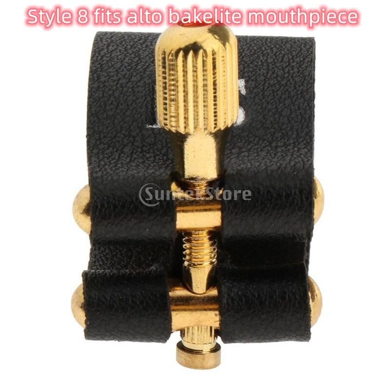 Fastener Clip Alto Tenor Soprano Sax Ligatures Fastener Cap for  Clarinet Bakelite Mouthpiece