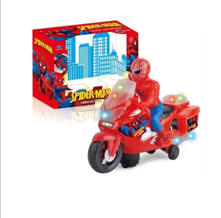 Spiderman Motorbike For Kids