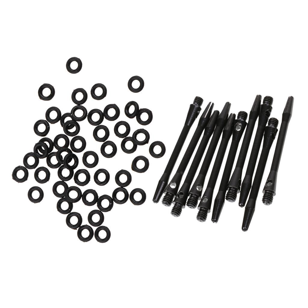 100 Pieces Rubber Dart Tip O Rings Eyelet Washer + 10 Pieces Dart