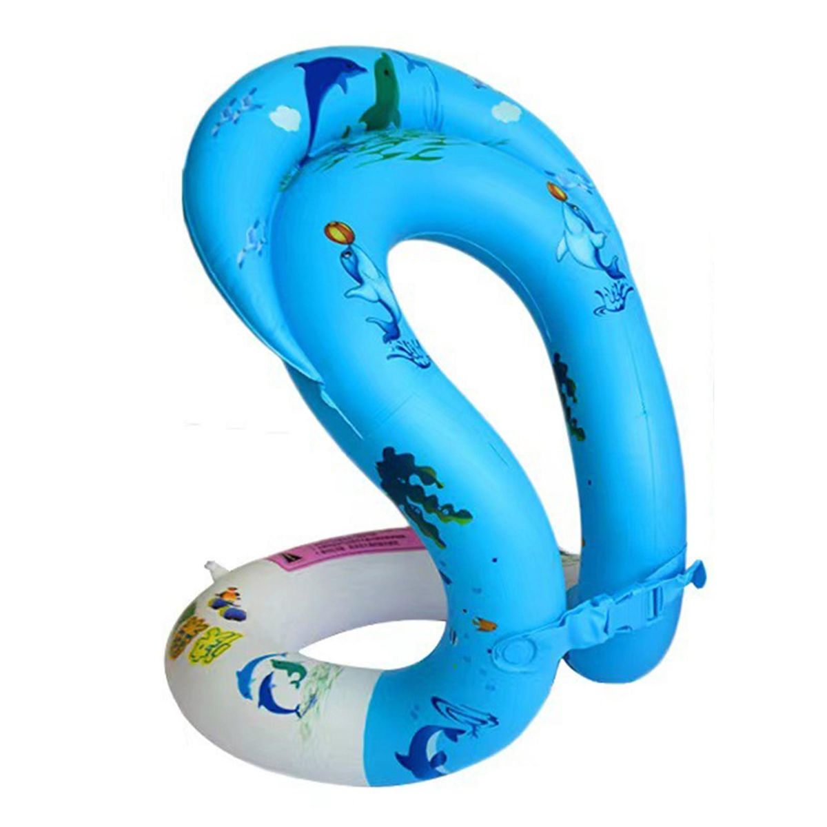 Inflatable Swim Vest Baby Adult Floating Swim Arm Rings Blue