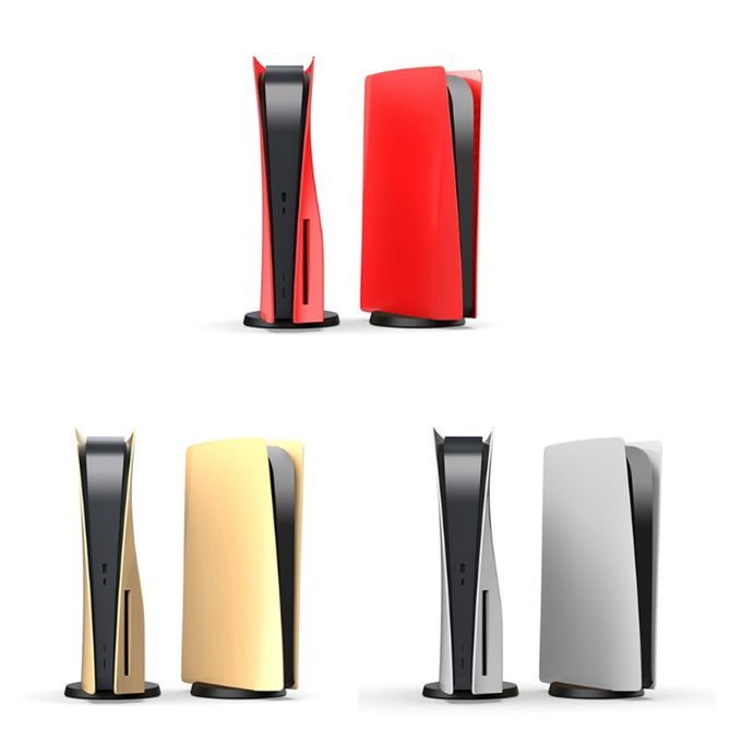 ABS Plastic Case Cover Shell For PS5 Ultra HD Console Replacement Red