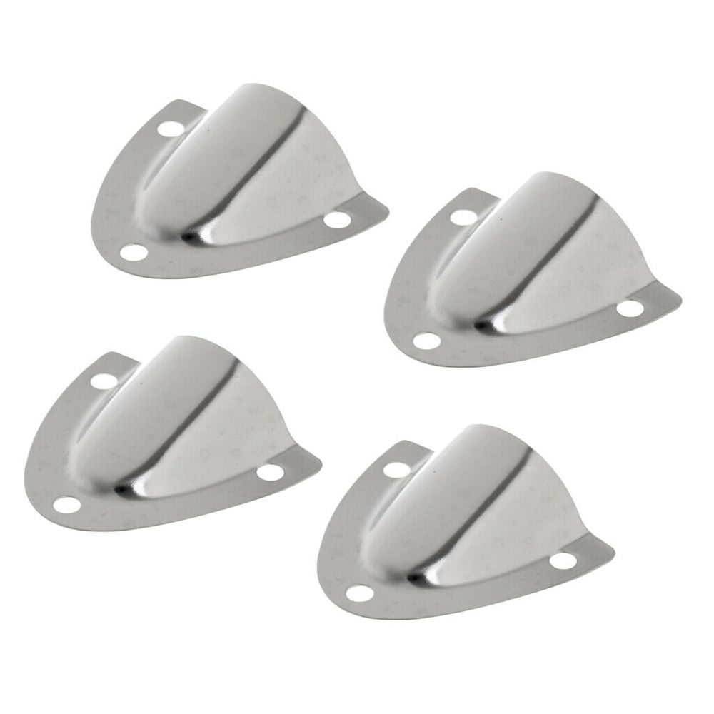 4Pcs Marine Clam S-hell Vent Wire Cable Cover Stainless