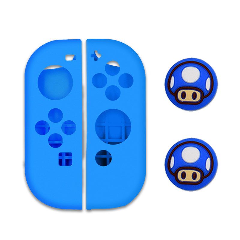 Soft Silicone Case For Nintendo Switch Oled  Controller Skin Protective Cover Thumb Stick Grip Cap Protector Accessories