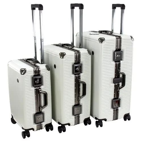 Hardshell Explora Luggage Suitcase - White