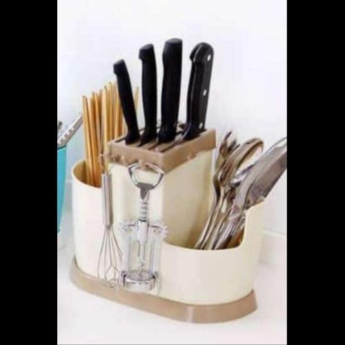 Cutlery Drainer And Organizer Storage Box