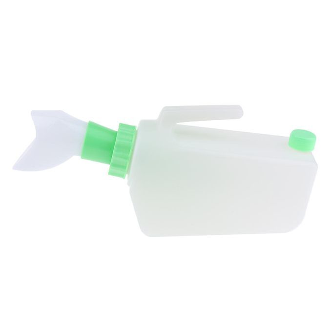 Portable Reusable Female Bed Pee Urinal Bottle Drainage Car Taxi Green