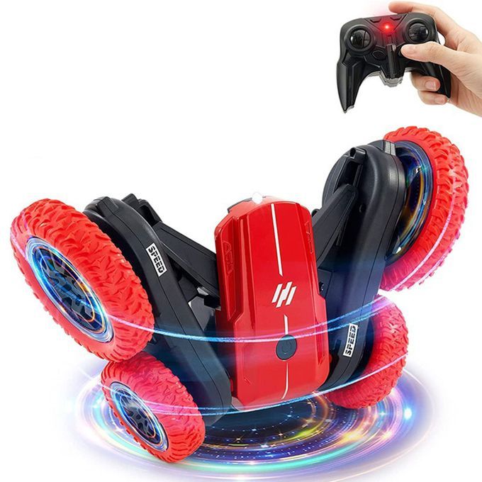 Light Music Double-Sided Stunt Automobile Roll Deformation