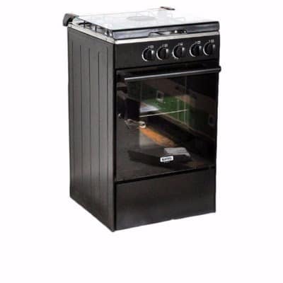 Gas Cooker - 4 Gas Burners - ACF040 - Black