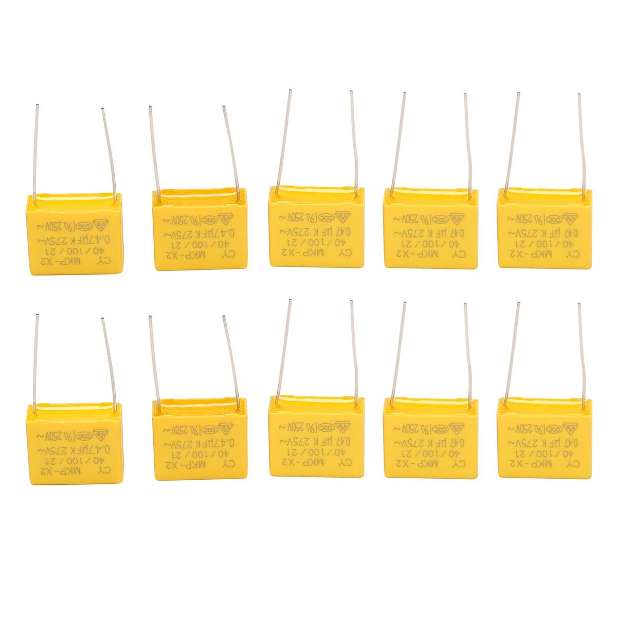 AC 275V 047uF Polypropylene Film Safety Capacitors 10 Pcs