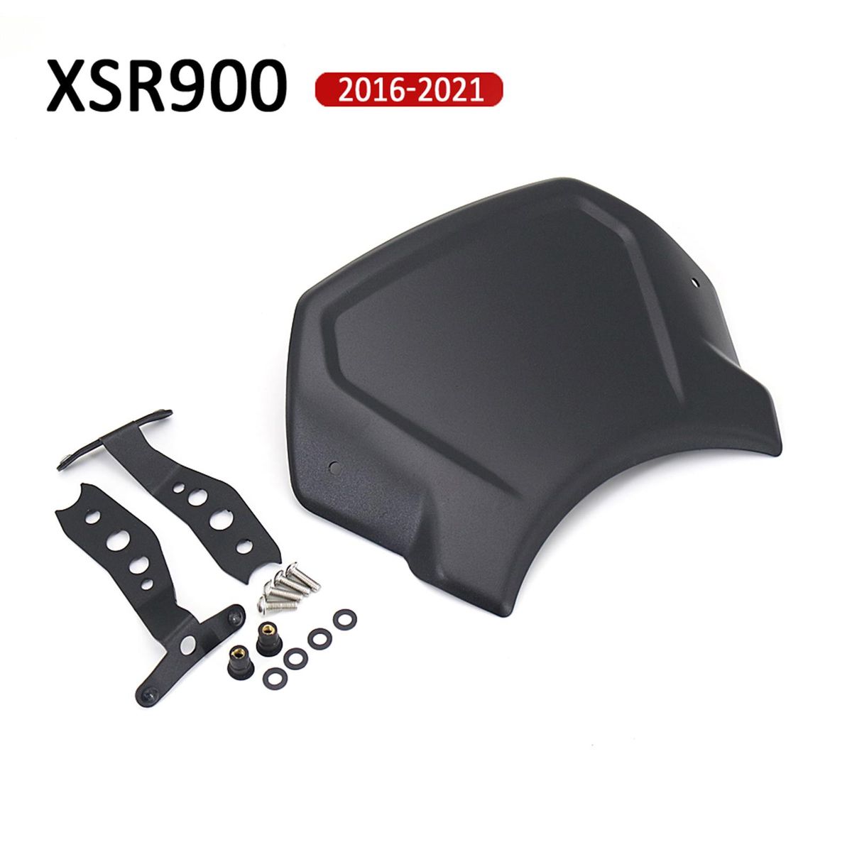 Motorcycle Windshield Windscreen Protector With Black