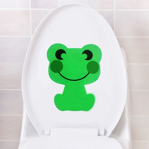 Cartoon Animals Toilet Deodorant Stickers - Closet Fragrance Sticker-Green
