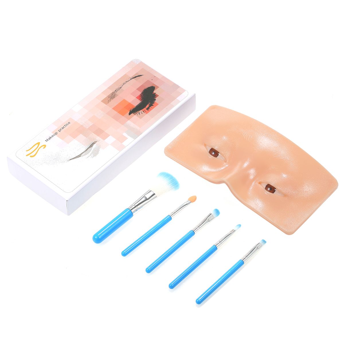 Face Eyes Makeup Mannequin Silicone Practicing Board