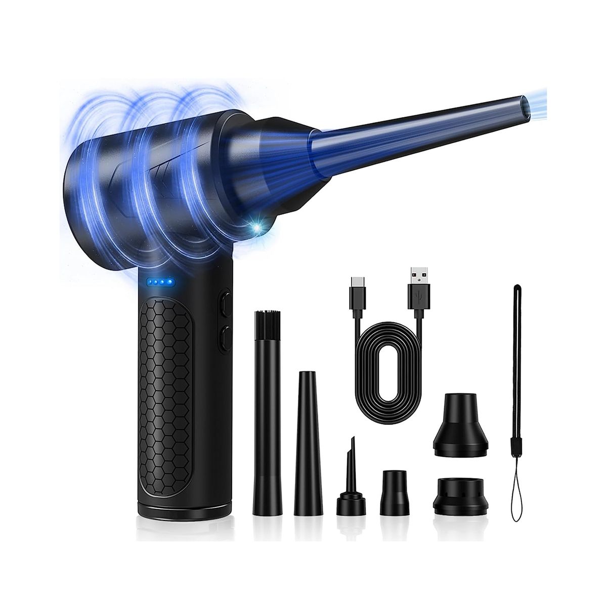 Multipurpose Electric Duster and Air Blower, Compressed Air Cleaner