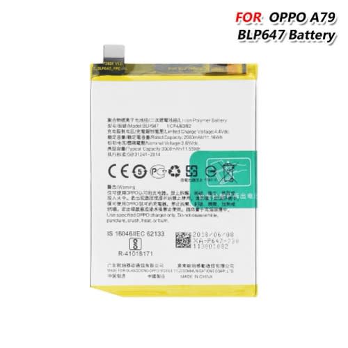 Replacement Battery  For Oppo A79  Blp647