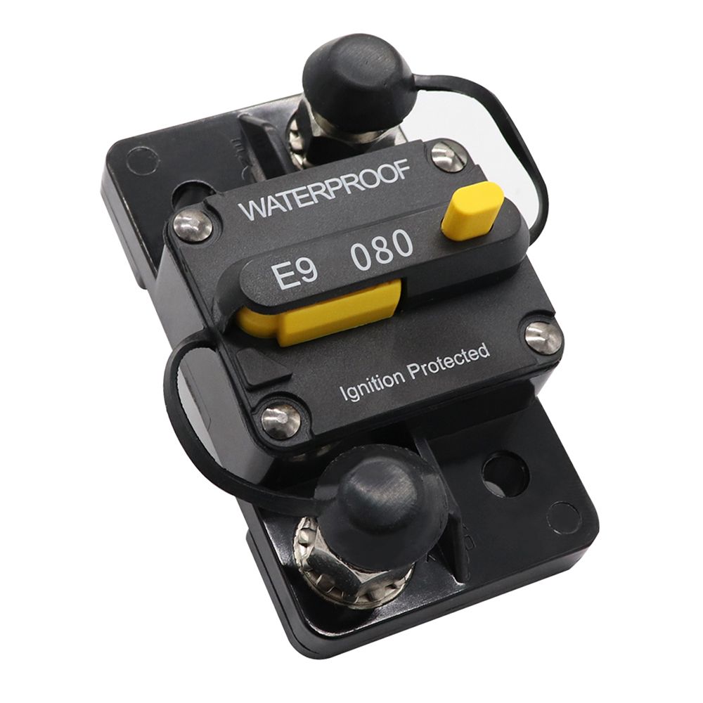 80A Circuit Breaker Dual Battery Manual Reset IP67