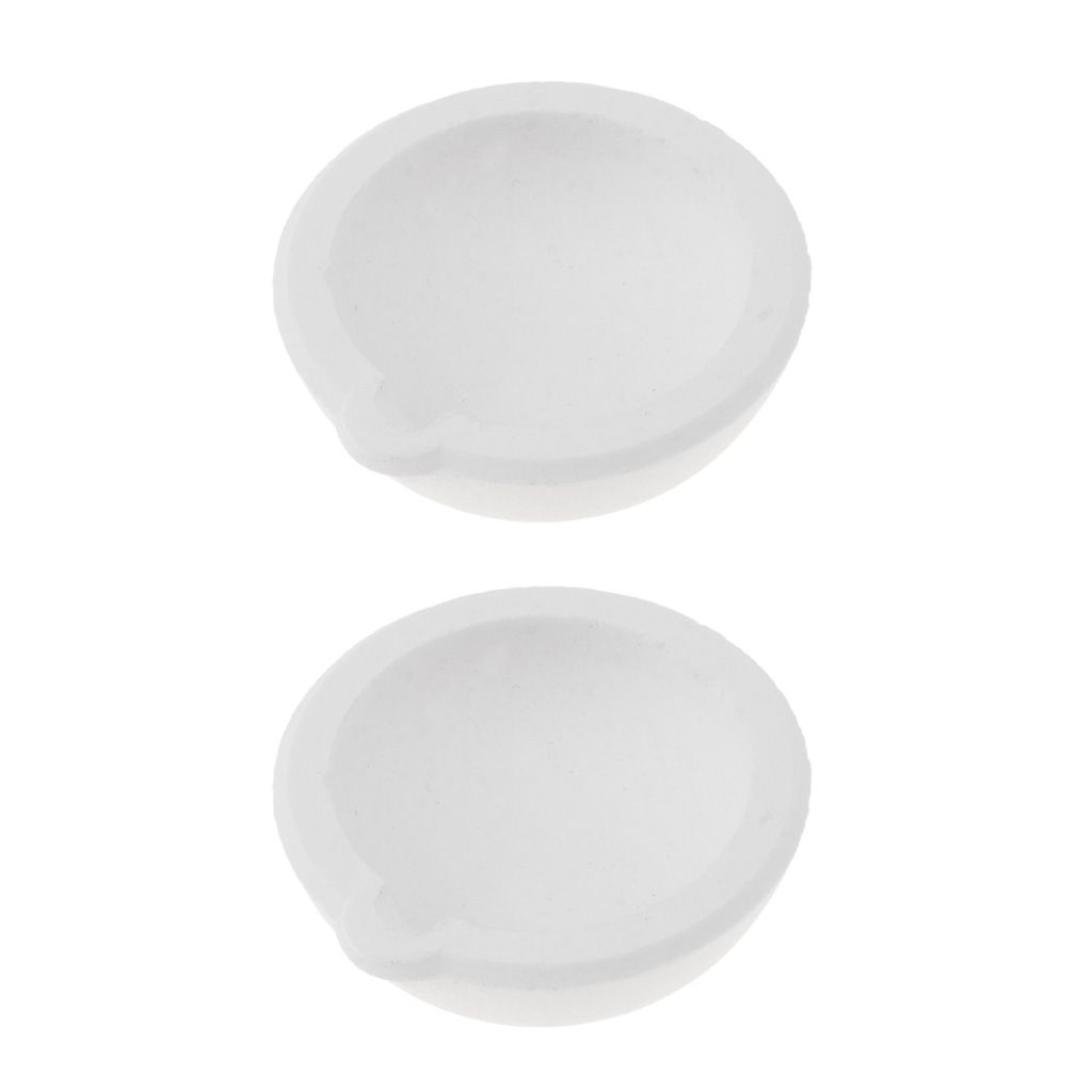 250/750G Quartz Silica Smelting Bowl Pot Melting Crucible For Gold
