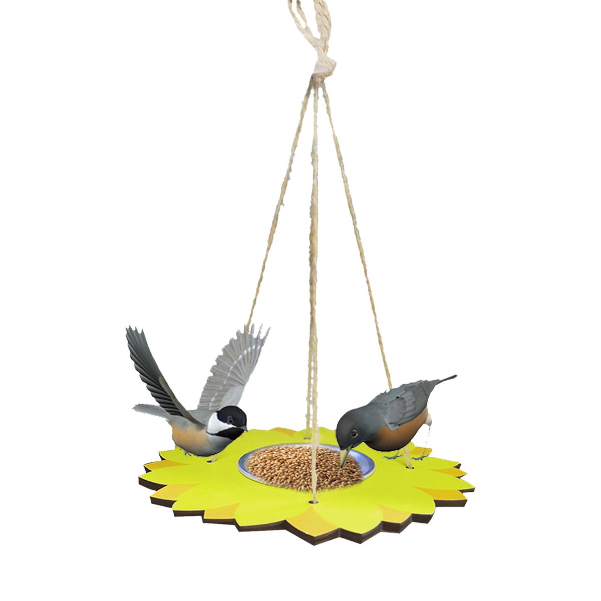 Hanging Bird Feeder Tray Stainless Steel Tray Wild Bird
