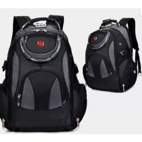 17" Multifunction School Backpack With Password Lock